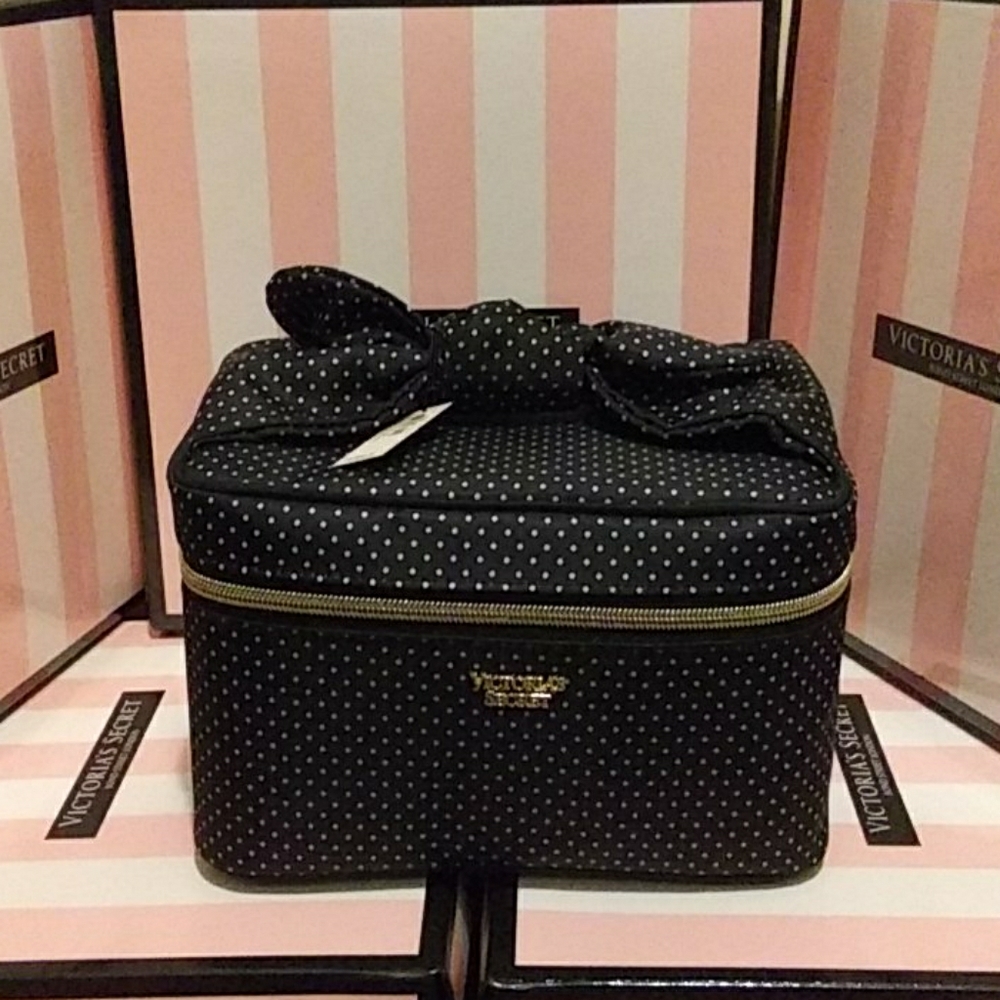 Brand new Victoria Secret 2pcs Microdot Makeup Bag